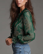 KIM - 1/2 ZIP BLŪZE